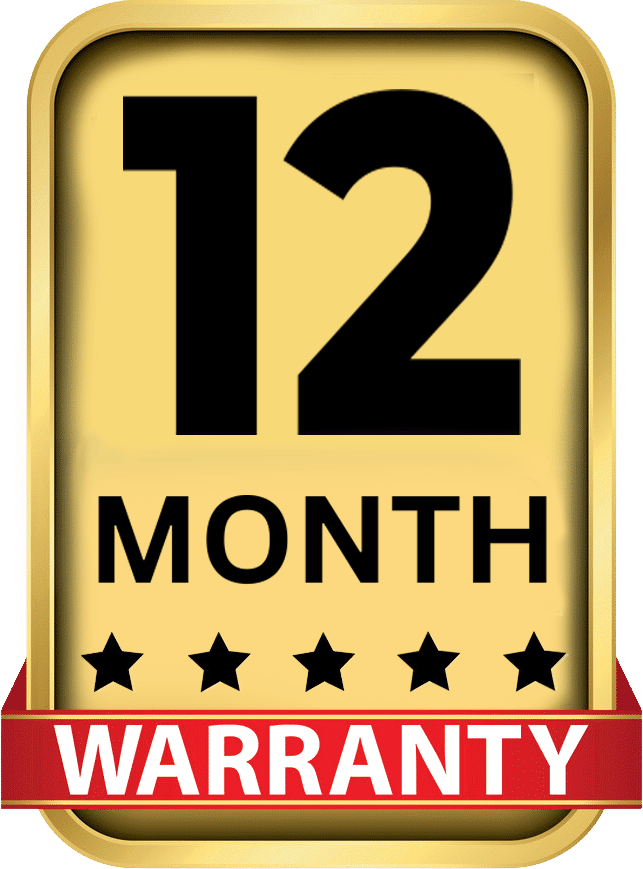 12 month warranty